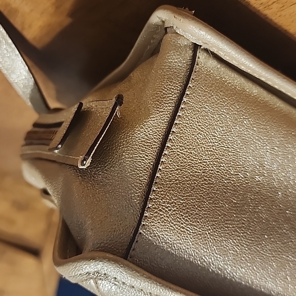 Gianni Bini Metallic Gold Satchel - Picture 7 of 16